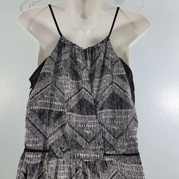 Barney's New York Women's Midi Black Diamond Print Dress Size 6  52522-0546 - Picture 5 of 9
